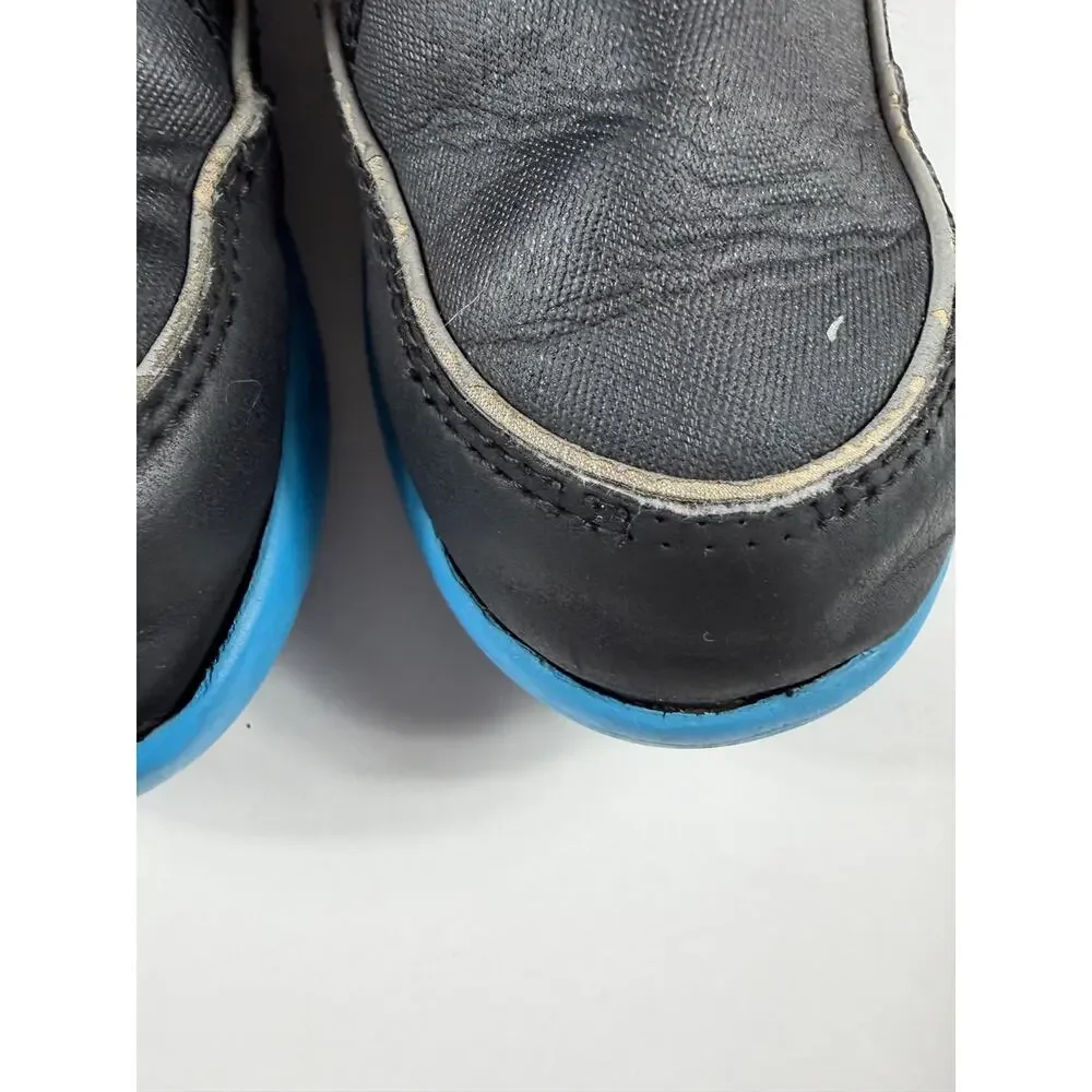 UGG Kids Tabor Waterproof Boots Logo Patch Black Blue Toddler Size 10 (EU 27)